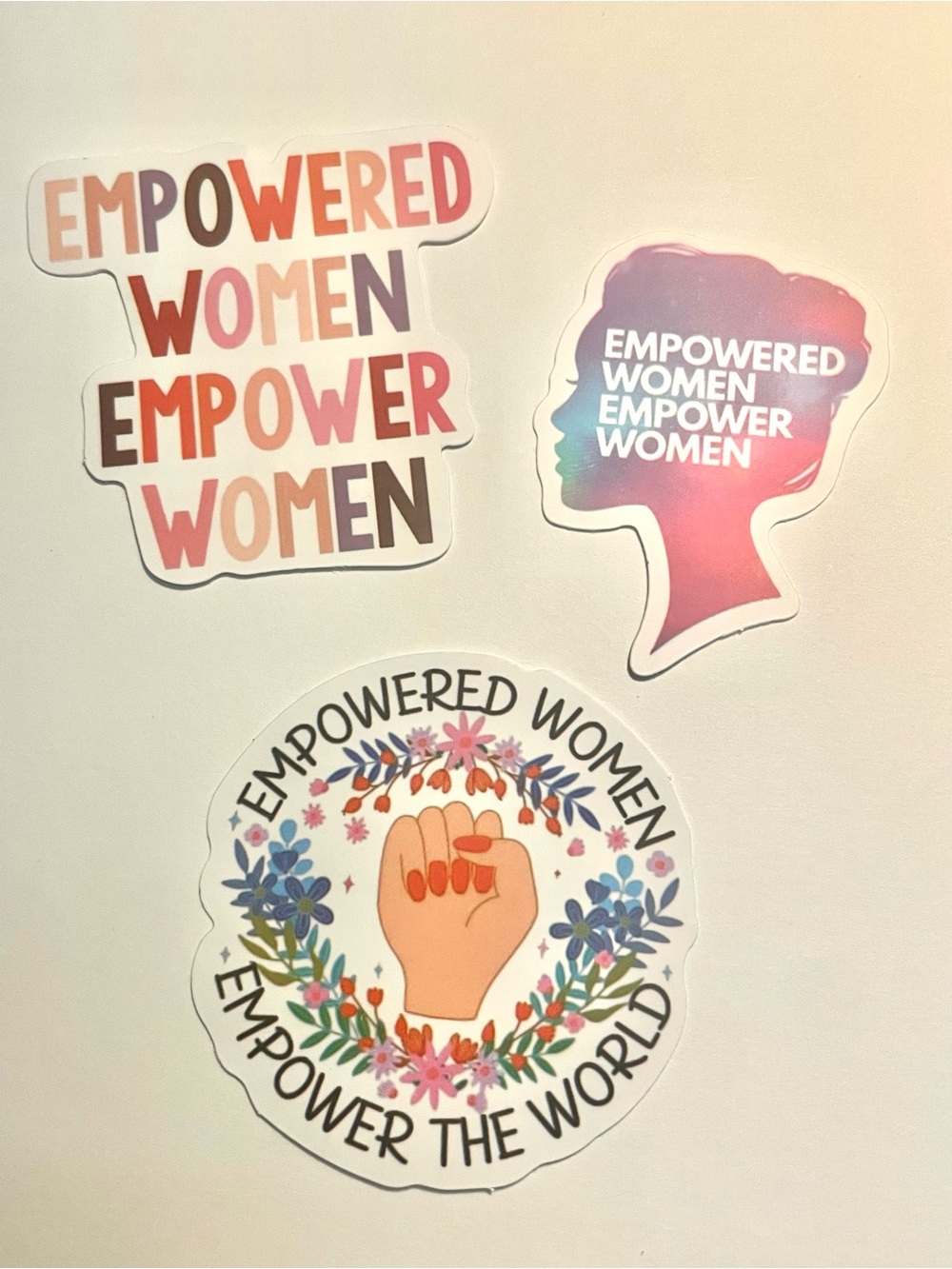 Women’s Empowered Fist Necklace in Coral Pink - Unbranded